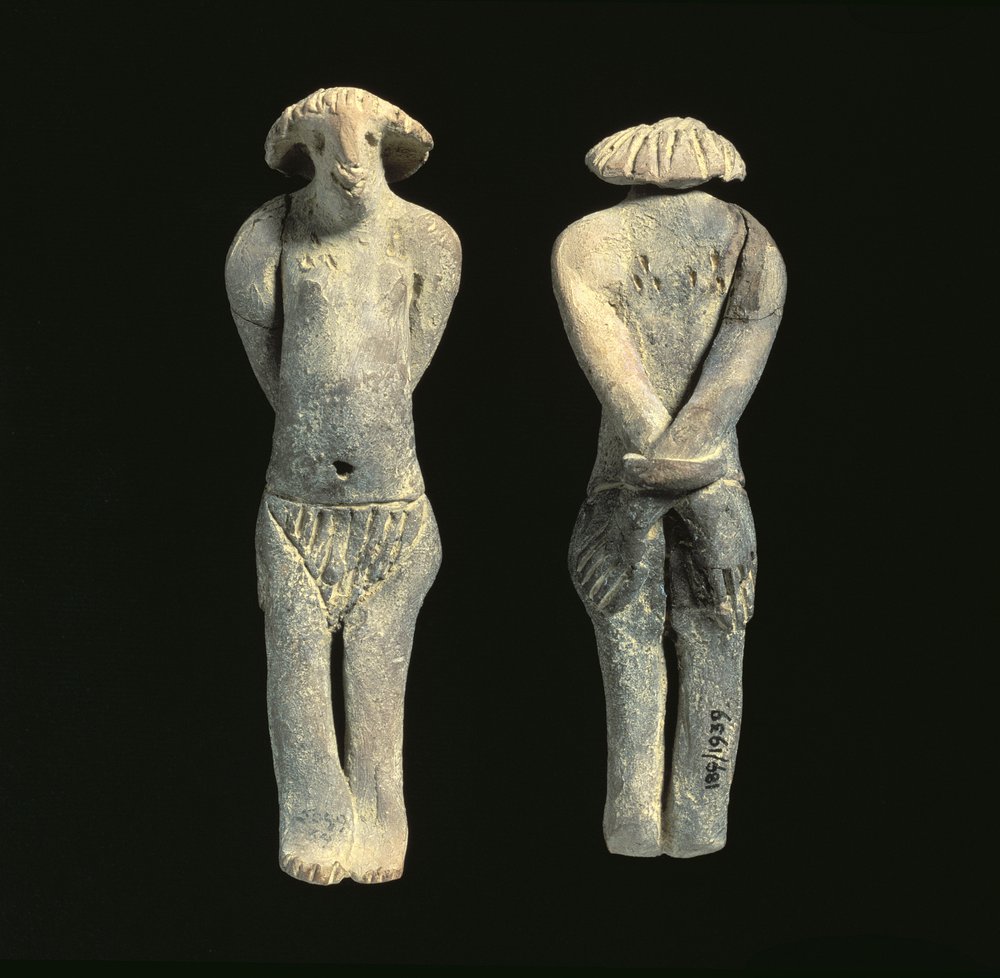 縛られた裸の女性の小像、第12〜13王朝、紀元前1862-1648年